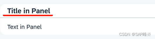 [UI5 <span style='color:red;'>常</span><span style='color:red;'>用</span><span style='color:red;'>控</span><span style='color:red;'>件</span>] <span style='color:red;'>02</span>.Title,Link,Label