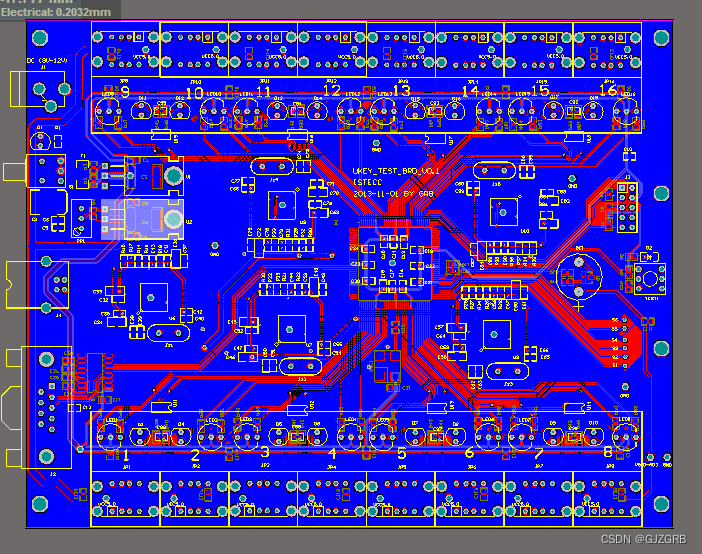 1芯片设计16路usb hub工业控制接口板 硬件(原理图 pcb)工程文件-csdn