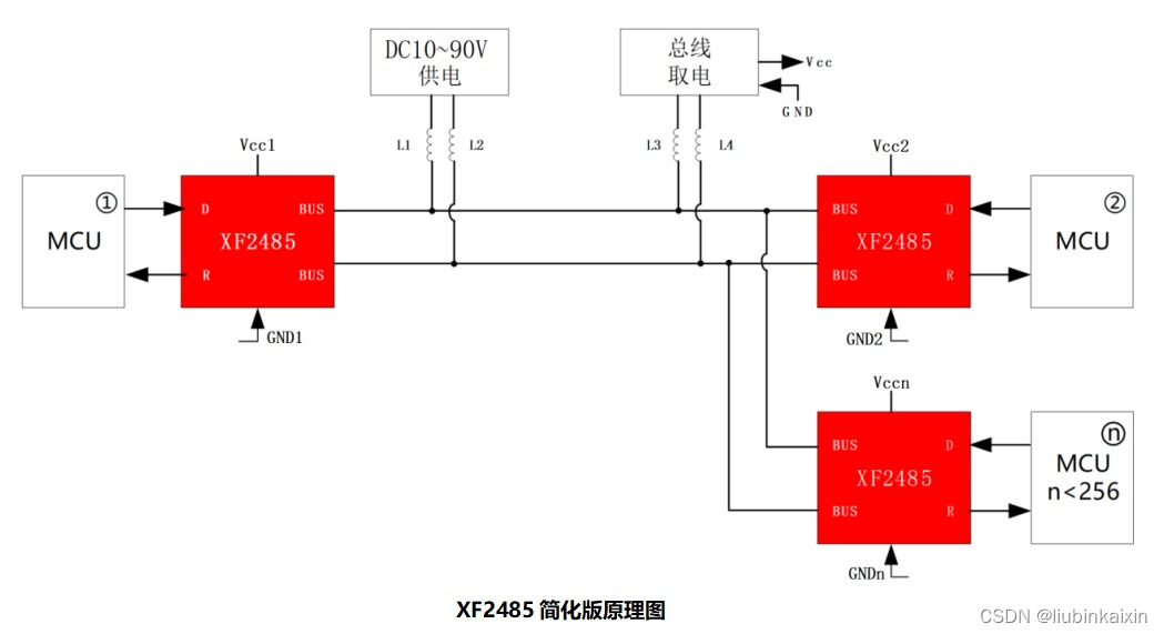 二总线，总线通讯，低成本直流载波方案实现及原理