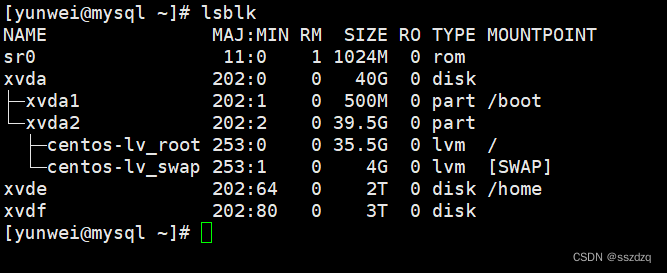 初始化linux数据<span style='color:red;'>盘</span>（3TB）分区-格式化-<span style='color:red;'>挂载</span><span style='color:red;'>目录</span>