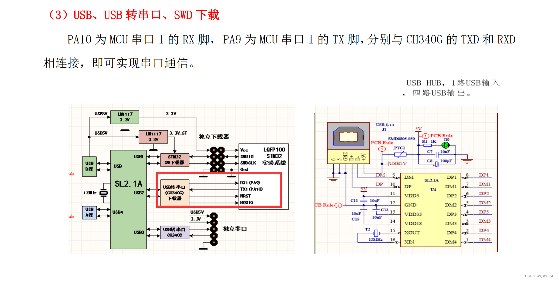 【STM32】西南交大嵌入式实验四：异步串行通信