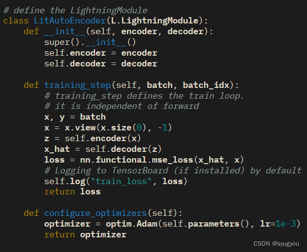 PyTorch-Lightning：<span style='color:red;'>trining</span>_step<span style='color:red;'>的</span>自动优化