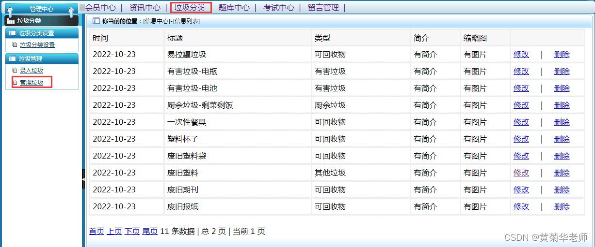 基于JAVA(Springboot)后台微信垃圾分类小程序系统设计与实现