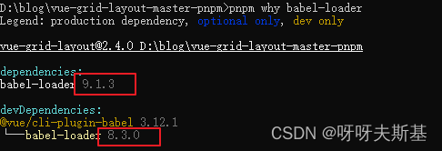 pnpm - Failed to resolve loader: cache-loader. You may need to install it.