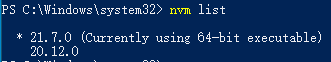 在Windows中使用NVM安装node.js