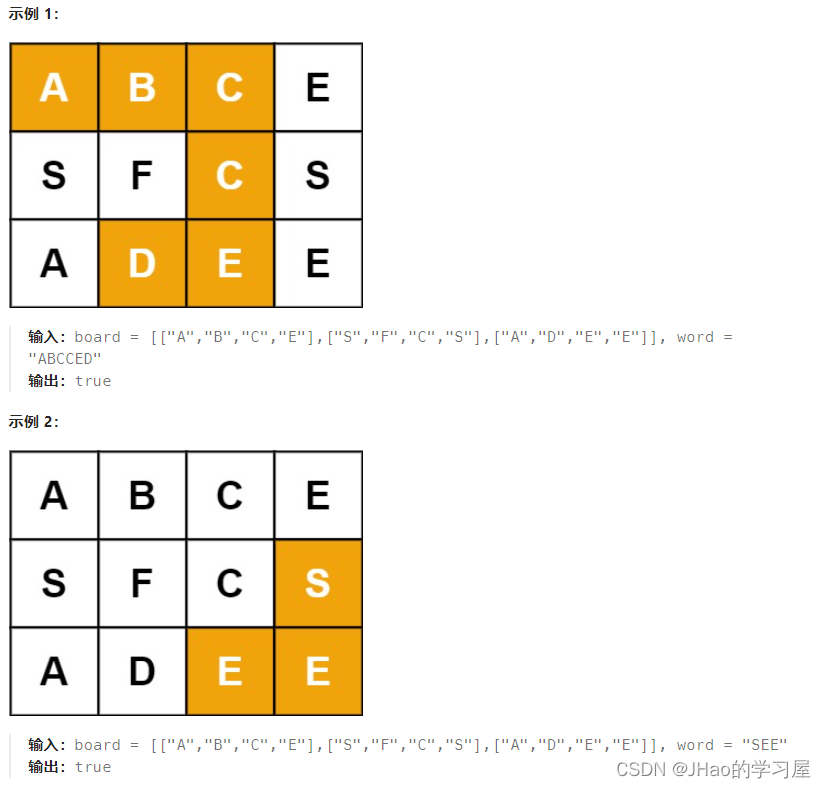 <span style='color:red;'>算法</span>：<span style='color:red;'>单词</span><span style='color:red;'>搜索</span>