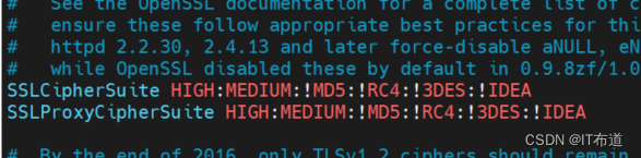 修复Apache httpd中的<span style='color:red;'>SSL</span>/<span style='color:red;'>TLS</span> 协议<span style='color:red;'>信息</span><span style='color:red;'>泄露</span>漏洞(CVE-2016-2183)