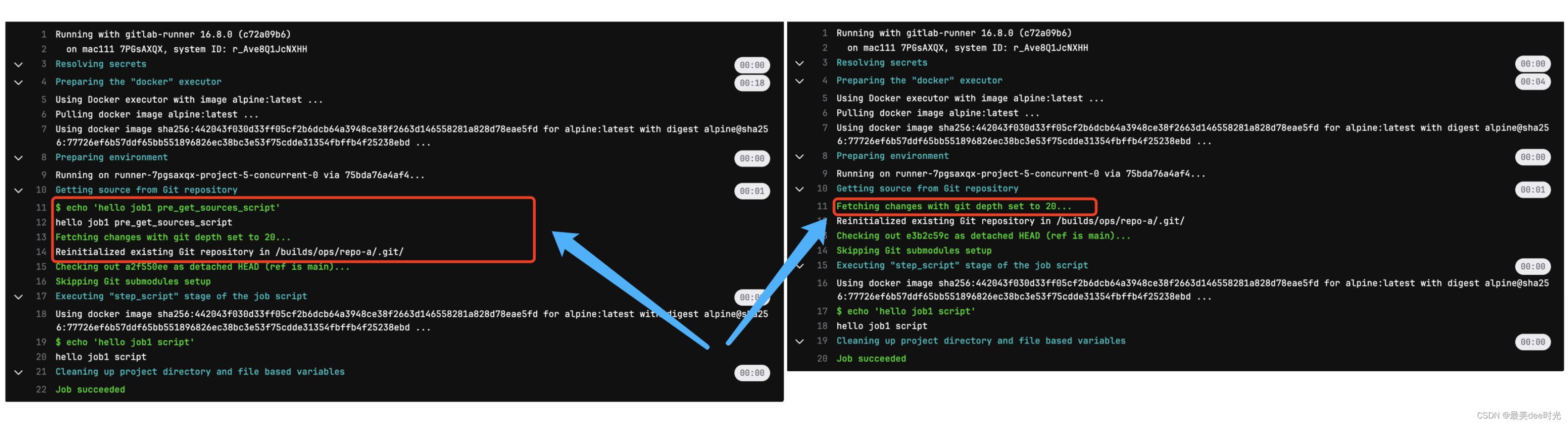 在gitlab CICD中 小试 hooks:pre_get_sources_script 功能