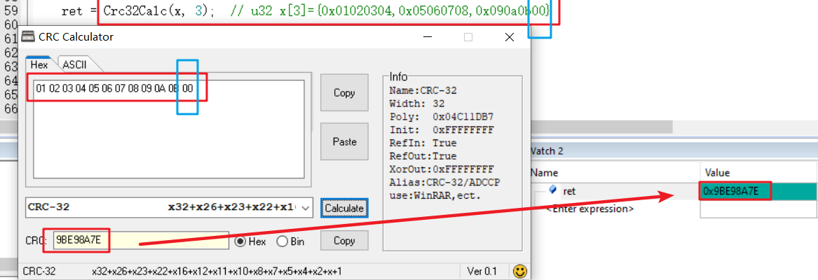 【STM32学习】硬件CRC与传统CRC-32计算的不同点