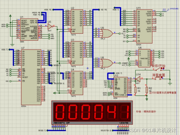 此设计旨在通过模拟8086微处理器的运谢肪,实现一