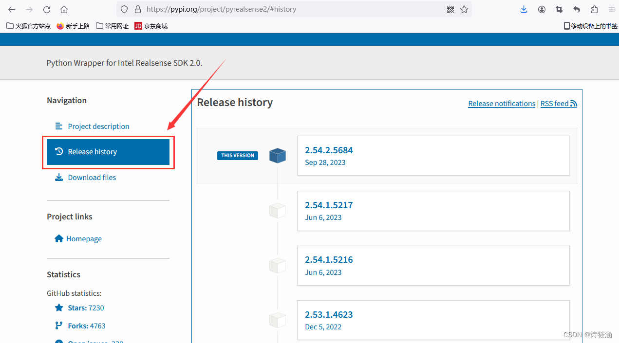 pip install pyrealsense2显示 Could not find a version that satisfies the ...