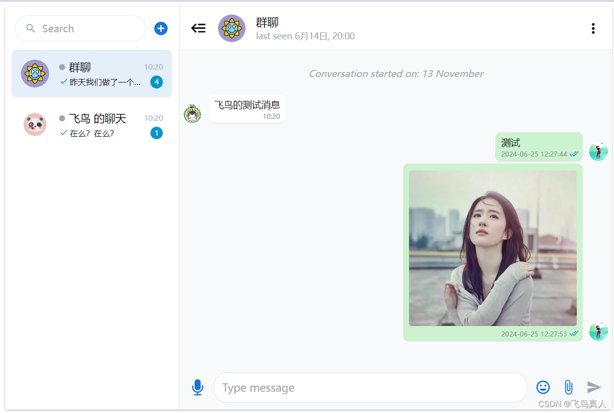 vue-advanced-chat 聊天控件的使用