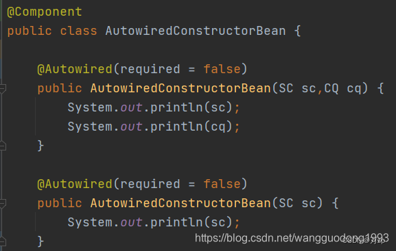 java spring 11 推断构造方法 createBeanInstance