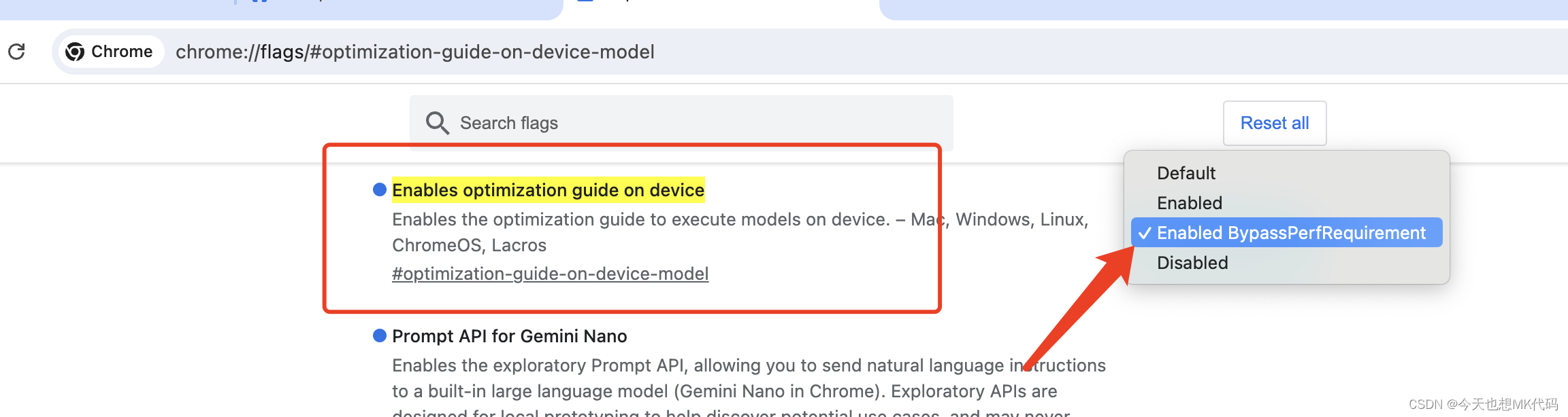 chrome<span style='color:red;'>谷</span><span style='color:red;'>歌</span>浏览器开启<span style='color:red;'>Gemini</span> Nano<span style='color:red;'>模型</span>