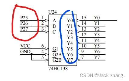 1.蓝桥杯大赛单片机系列—74HC138译码器