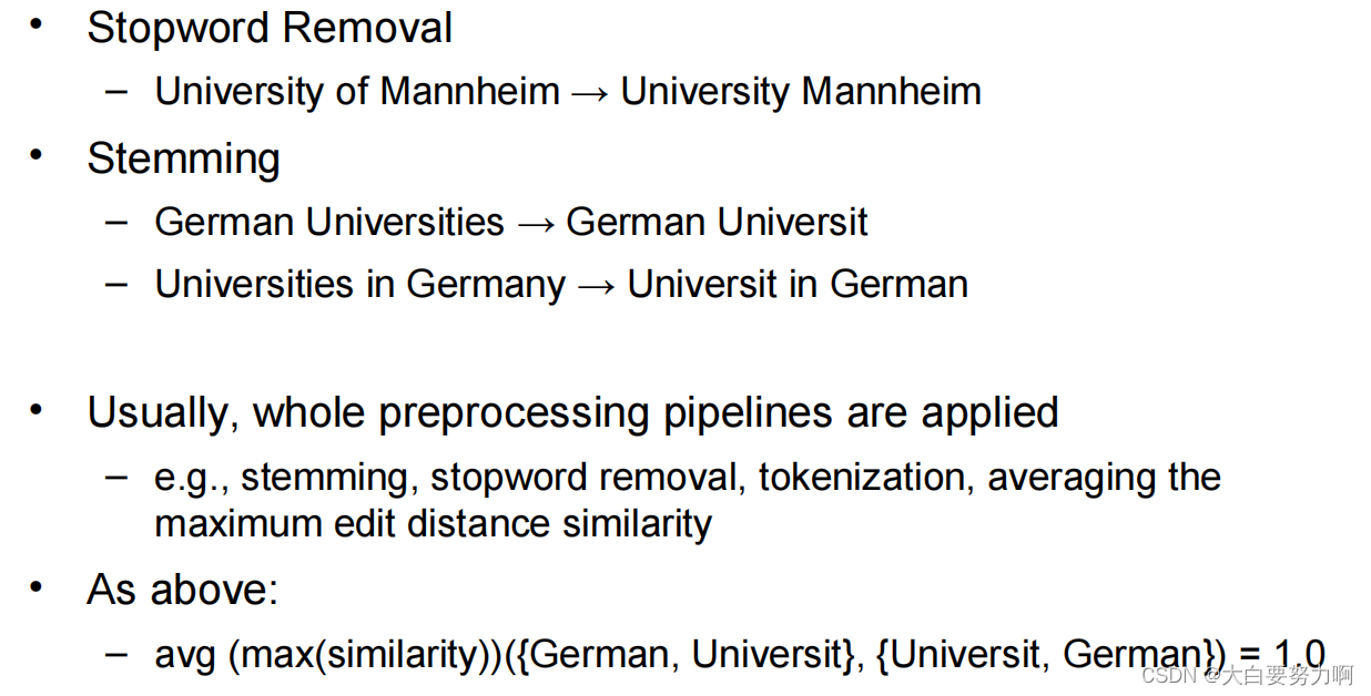 Language-specific Preprocessing