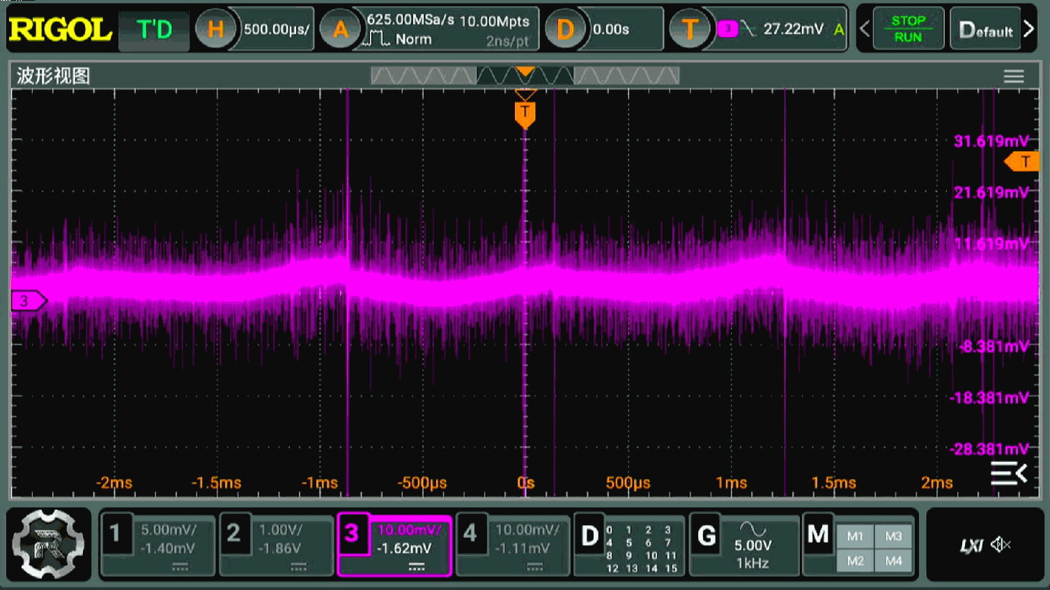 电机电流与电压波形