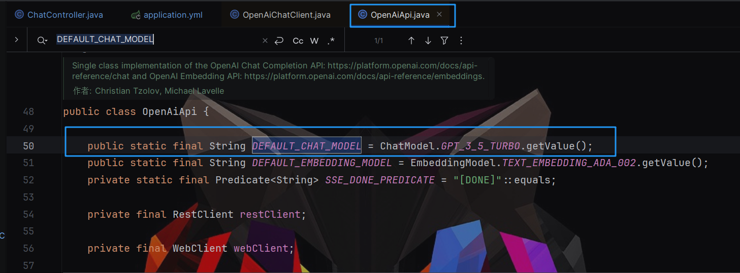 Spring AI默认gpt版本源码探究