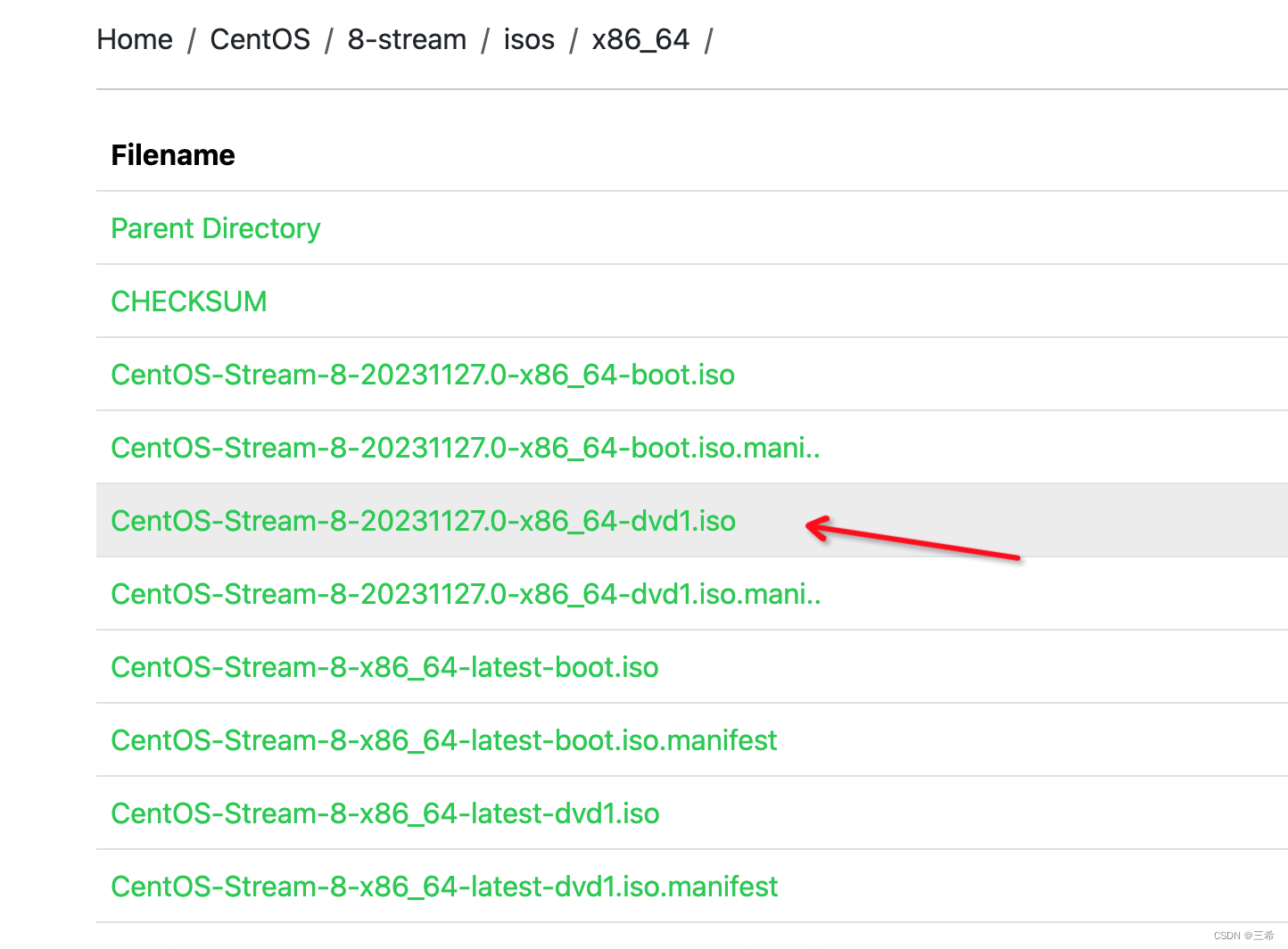 centos8 下载