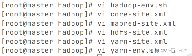 图 3-22 Hadoop配置文件