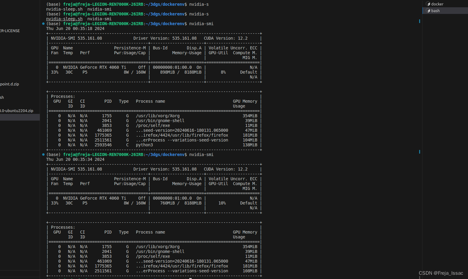 nvdiadocker相关配置S3Gaussian