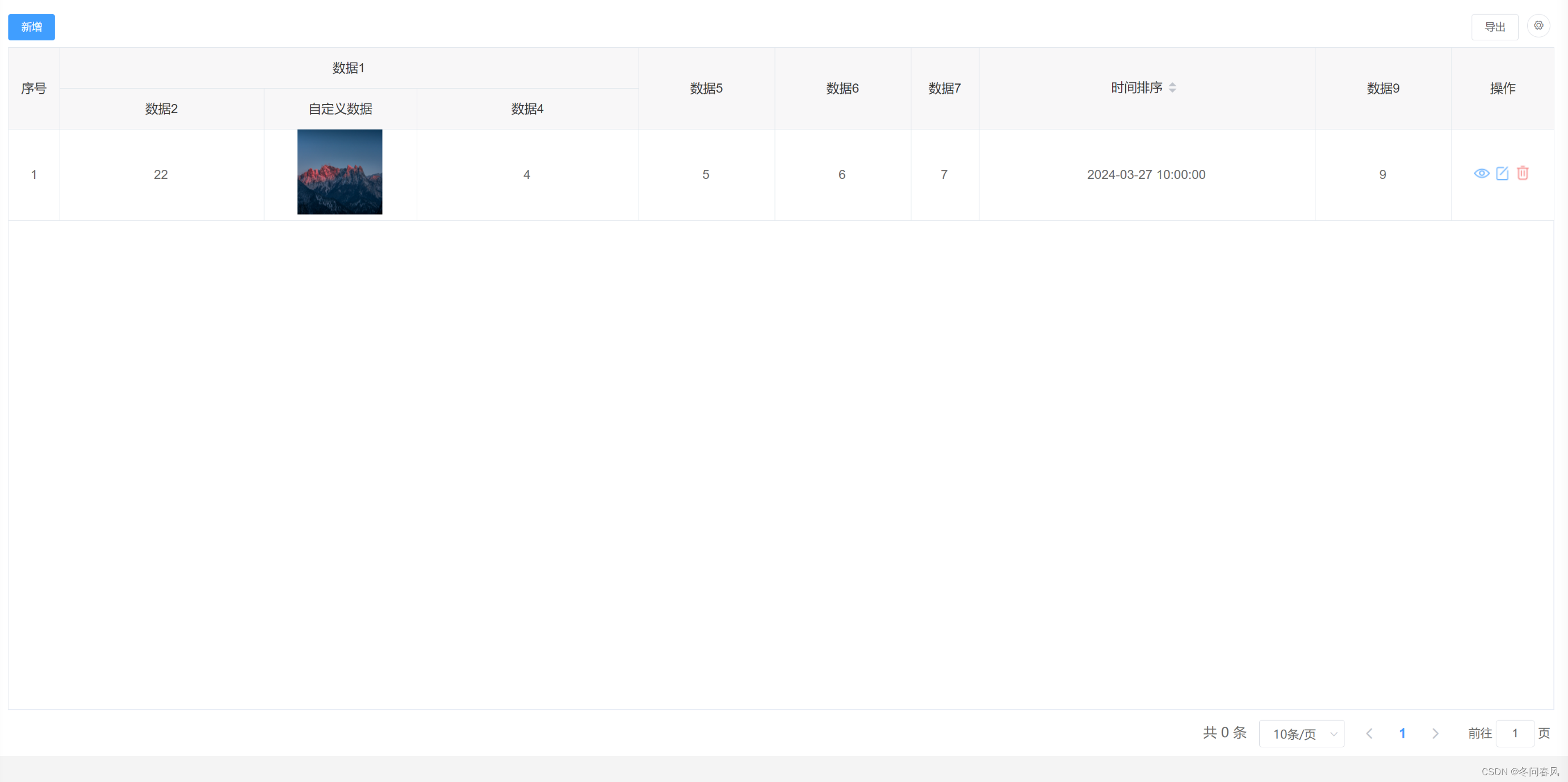 element ui table 表格封装 可实现自定义数据，拖拽排序，控制显隐列，多级表头、排序。分页等功能_element 列表排序,自 ...