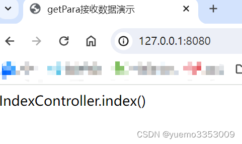 JFinal学习06 控制器——getPara()接收数据