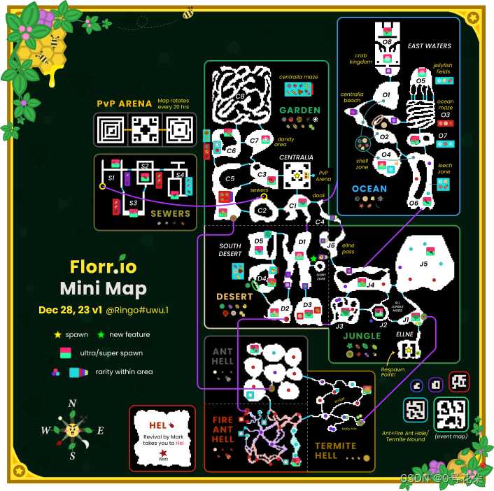 Florr.io攻略（迟迟来到的新版大更）_游戏策划_0号花朵-GitCode 开源社区