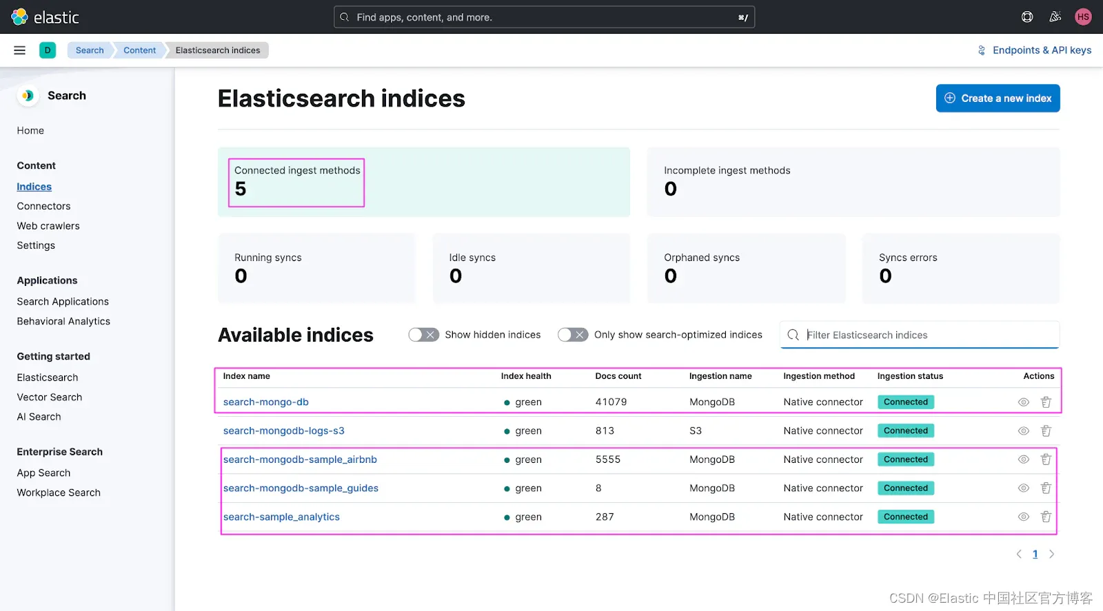 Elasticsearch：如何将 MongoDB 数据引入 Elastic Cloud