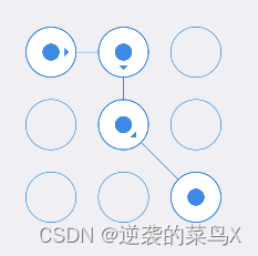 React实现H5手势密码