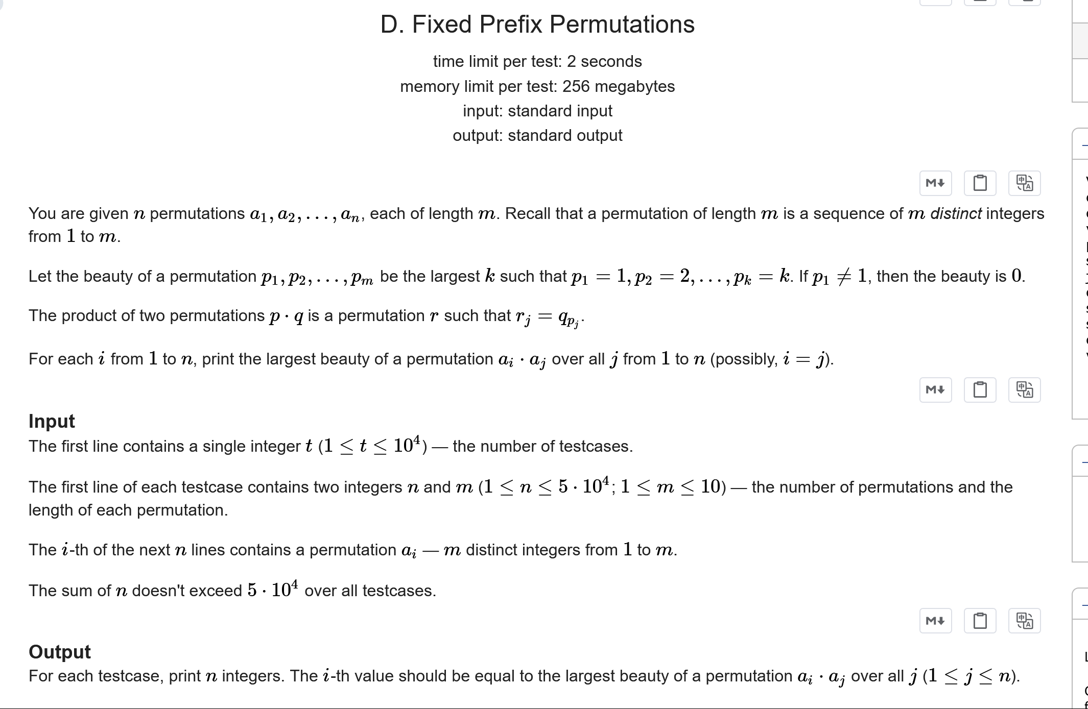 codeforces Edu 142 D. Fixed Prefix Permutations 【思维、字典树求LCP】