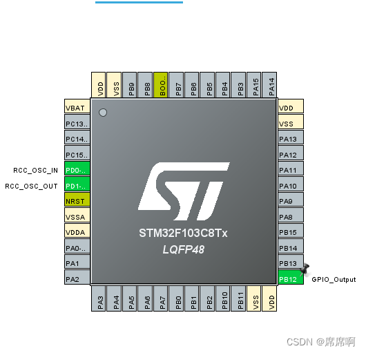 stm32f103c8t6连接蜂鸣器