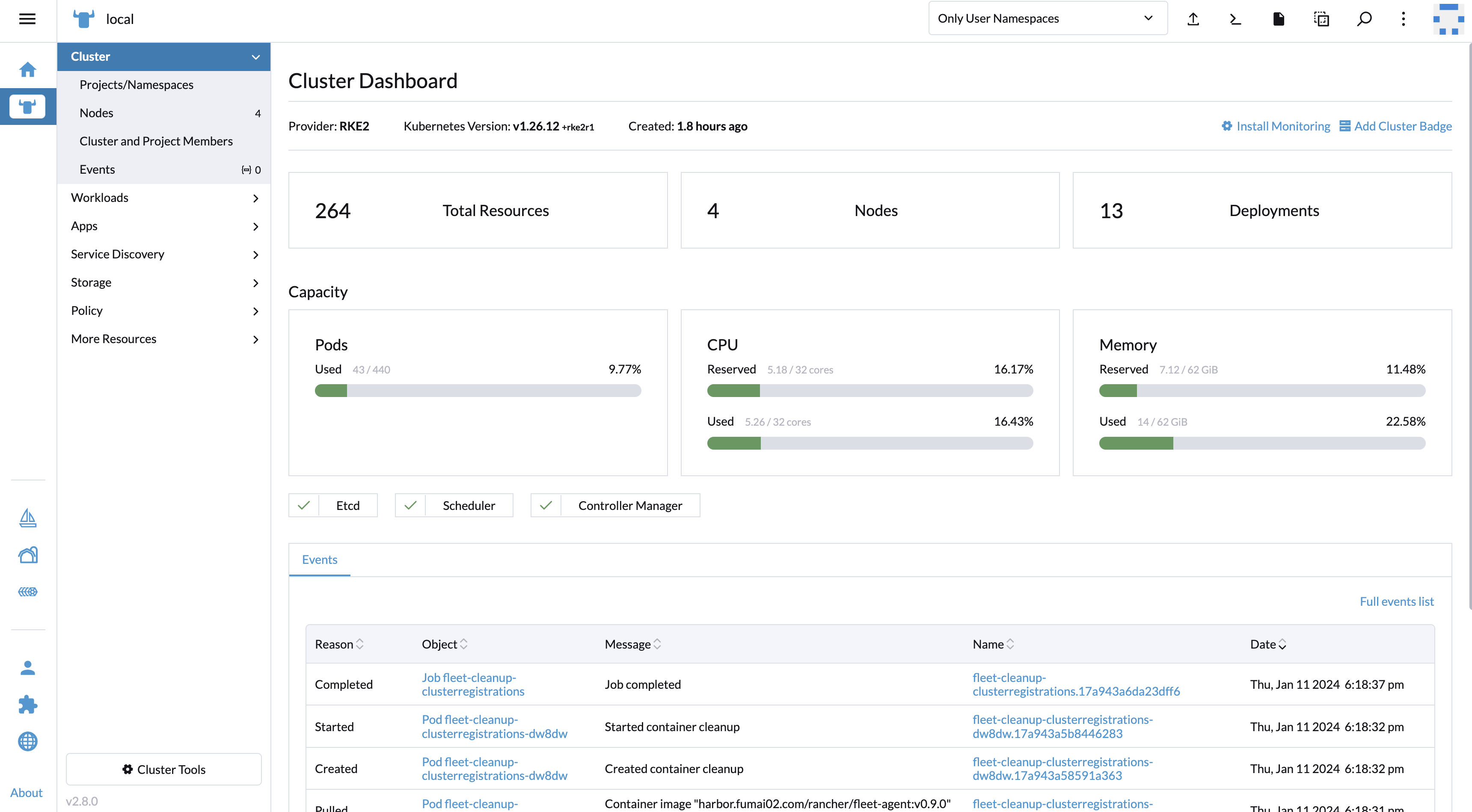 rke2 Offline Deploy Rancher v2.8.0 latest （helm 离线部署 rancher v2.8.0）