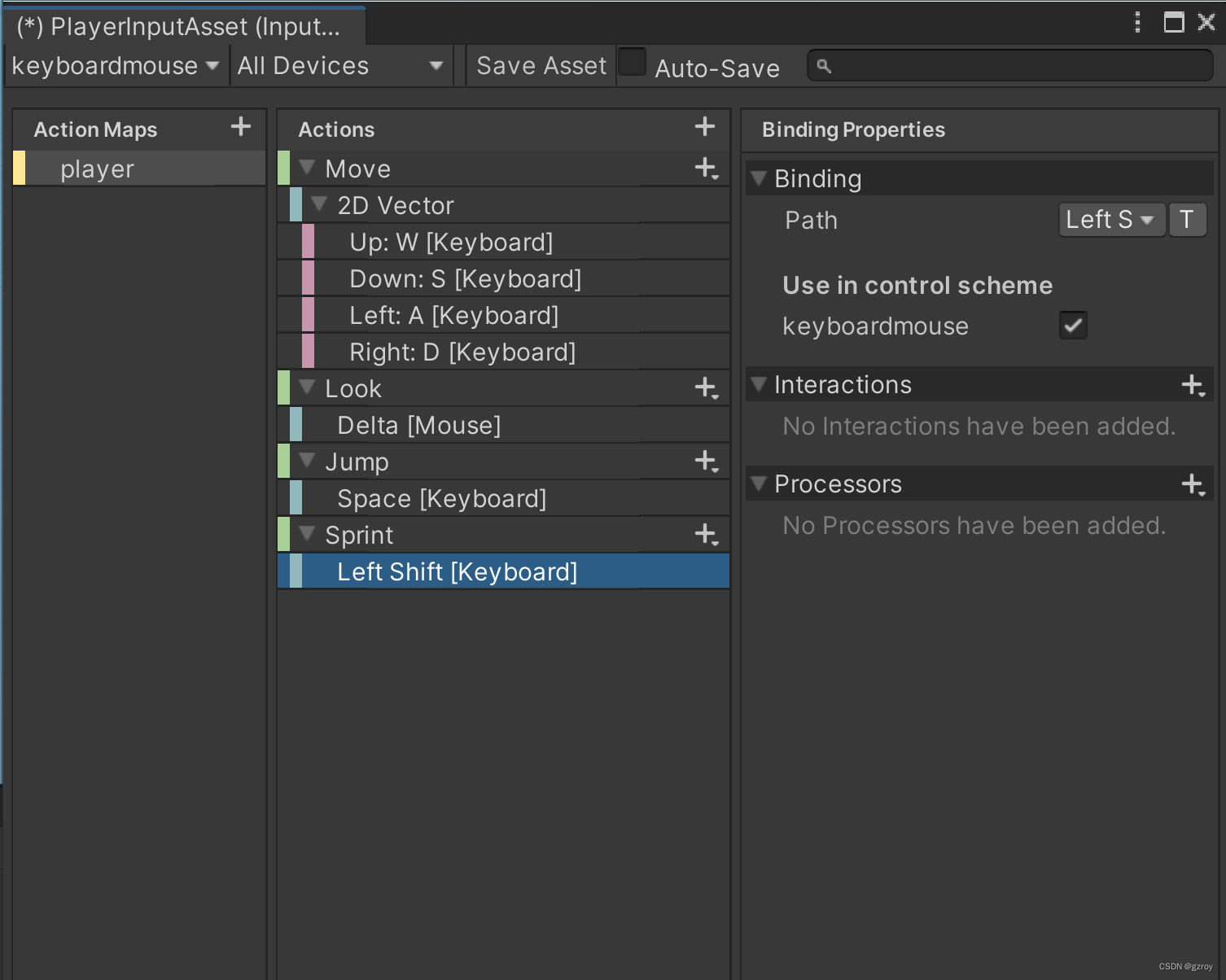 Unity 3D Input System的使用