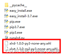 win10下，python3.7安装xlrd和xlwt