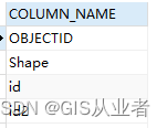 postgis列出表所有字段