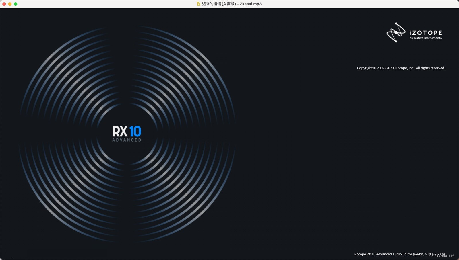 音频修复增强软件iZotope RX 10 mac特点介绍