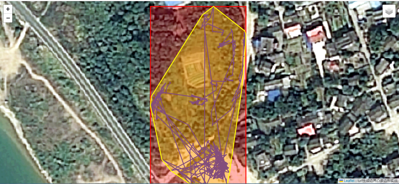 在Leaflet中使用Turf.js生成范围多边形的两种实现方式