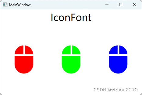 C# 在WPF .net8.0框架中使用FontAwesome 6和IconFont图标字体