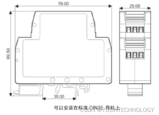 压力应变电桥信号隔离放大变送器差分输入变送直流模块0-10mV/0-20mV/0-±10mV/0-±20mV转0-5V/0-10V/4-20mA