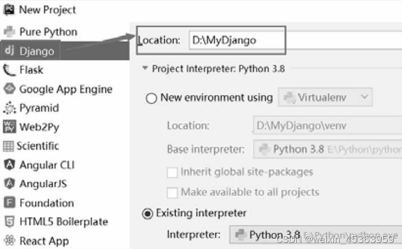 Python之Django开发环境搭建及项目创建