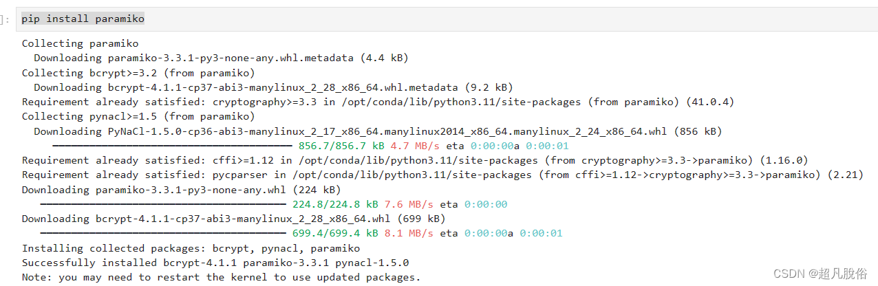 《python每天一小段》--（9）使用Paramiko库，批量操作linux服务器