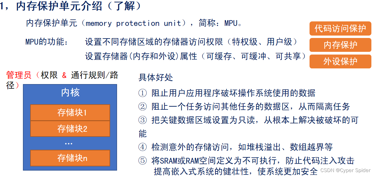 HAL库--内存保护（MPU）实验