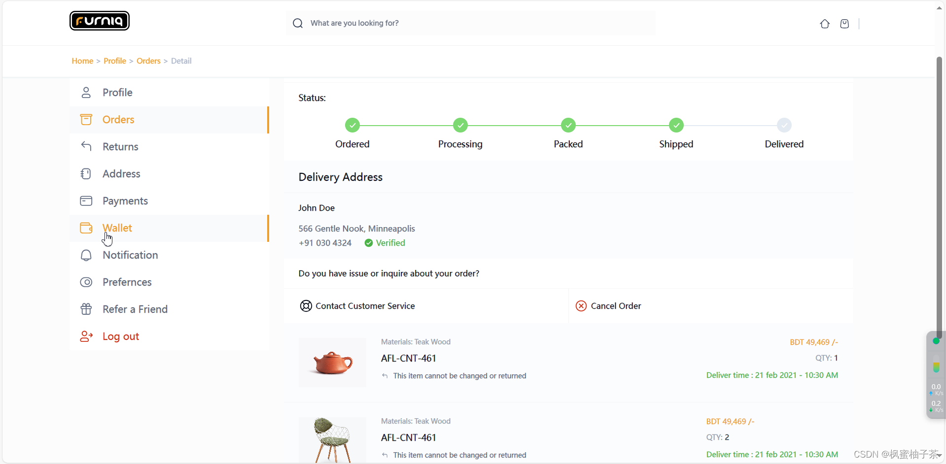 bootstrap5实现家具品牌商城网站Furniq（电商通用）