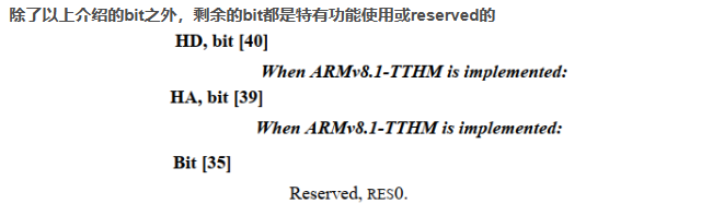 除了以上介绍的bit之外，剩余的bit都是特有功能使用或reserved的