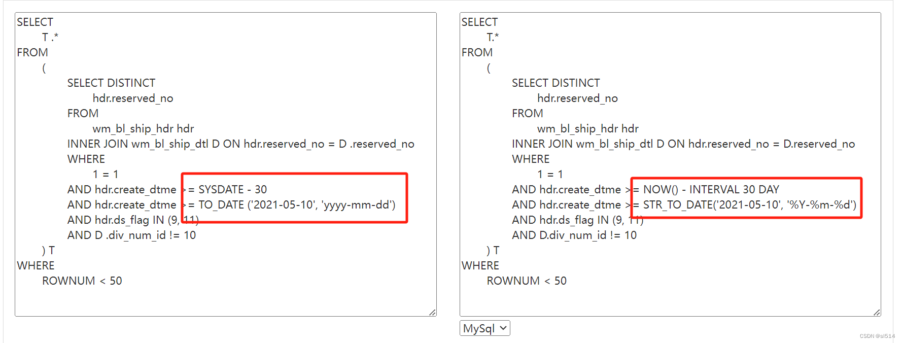 写<span style='color:red;'>了</span>个在线 SQL 转换工具，<span style='color:red;'>支持</span> Oracle、Mysql、<span style='color:red;'>SQLServer</span> 语句互转。