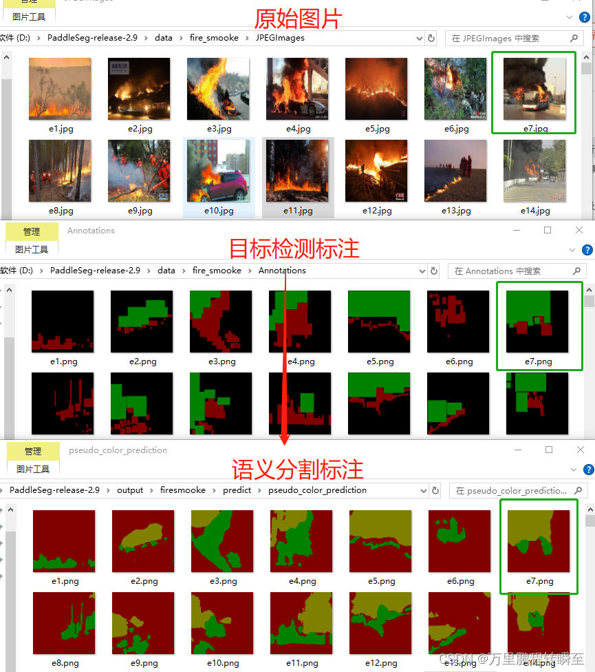 python工具方法 47 基于<span style='color:red;'>paddleseg</span>将目标检测数据升级为语义<span style='color:red;'>分割</span>数据