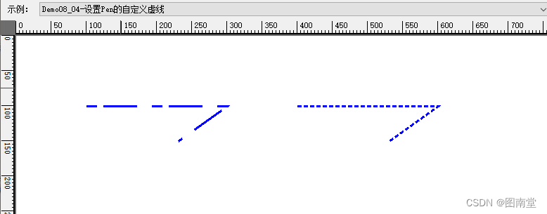 自定义虚线