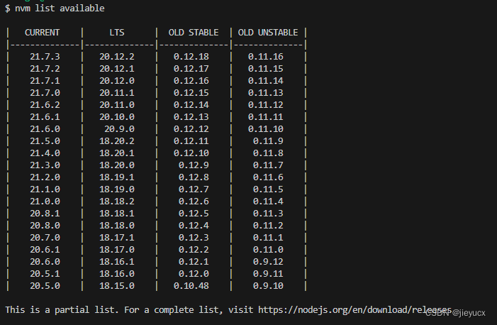 nvm报错获取 ‘https://npm.taobao.org/mirrors/node/index.json‘ 时失败