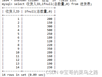 MySQl基础入门⑬.5